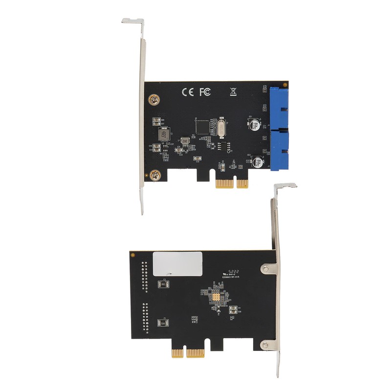 2 Port PCI Express to Dual 20pin USB 3.0 Cards