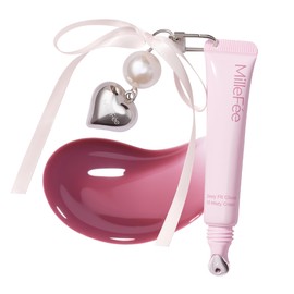 Milfee Moisturizing Fit Gloss, 03, Faint Grape, Cool, Peach Scent, Lip Balm, Lip Mask, Moisturizing, Hyaluronic Acid, Gloss, Sheer, Lip Care