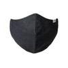 CINNEA® Jeans Adjustable Mouth Guard Mask Dark Denim Black 2