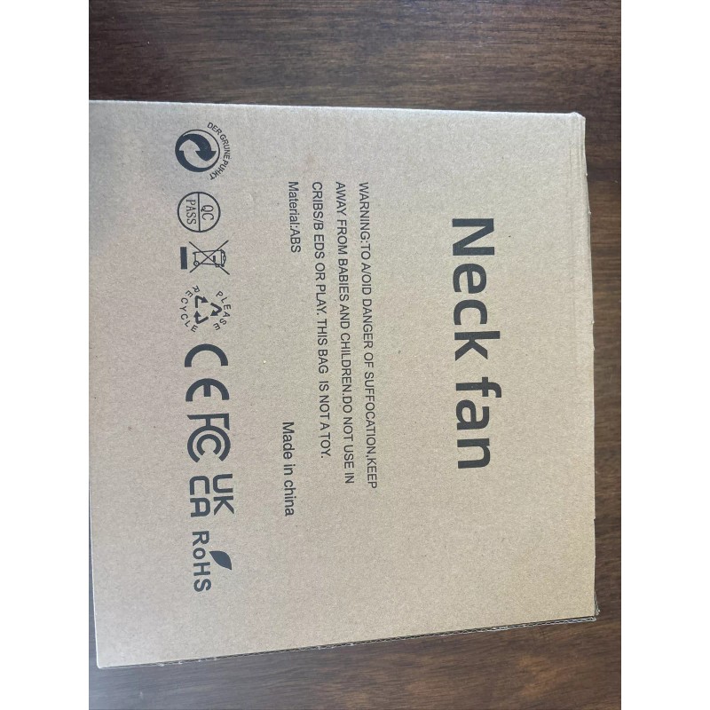 RoHS Neck Cooling Fan Portable Pink New In Box With