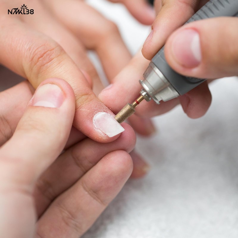 NMKL38 Cuticle Nail Drill Bits, Pro Diamond Nail Bits for