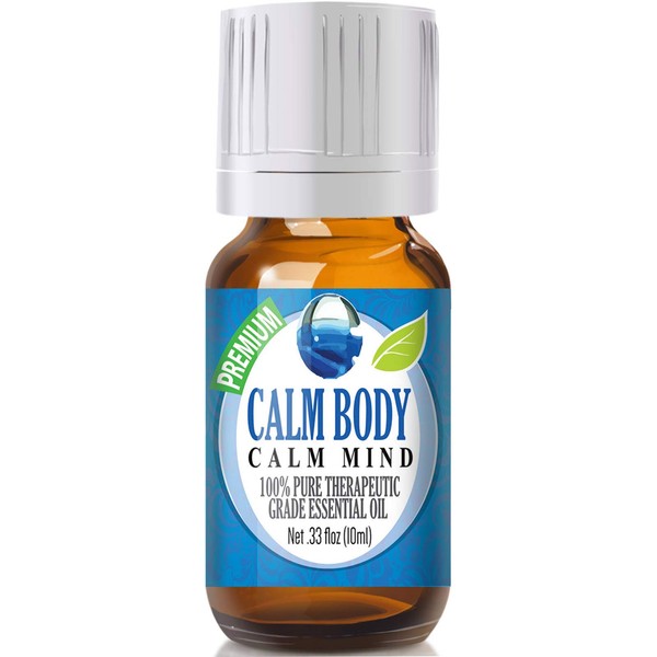 Calm Body, Calm Mind Blend Essential Oil - 100% Pure Therapeutic Grade Calm Body, Calm Mind Blend Oil - 10ml