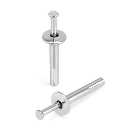 QWORK Hammer Drive Nails in Anchor, 1/4" x 1-1/2", (200 per Box)