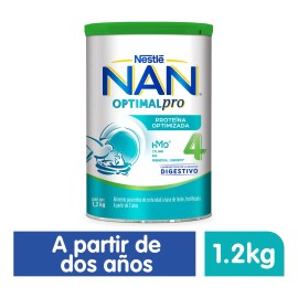 Nan leche de fórmula nestlé optimal pro en polvo 1.2 kg 1 unidad