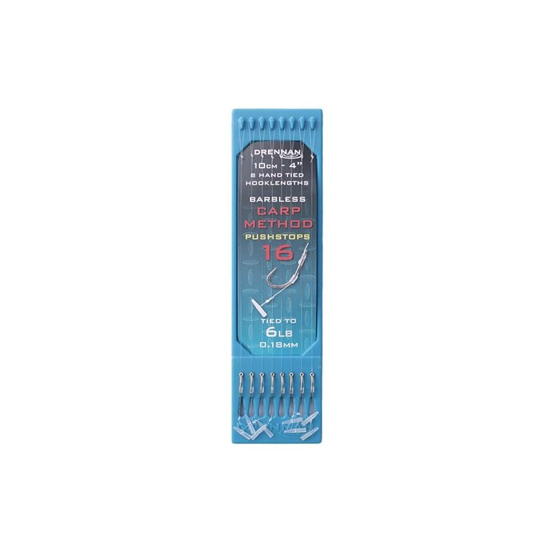 Drennan 4" Carp Method Pushstop Hook Plates: 16 To 6lb
