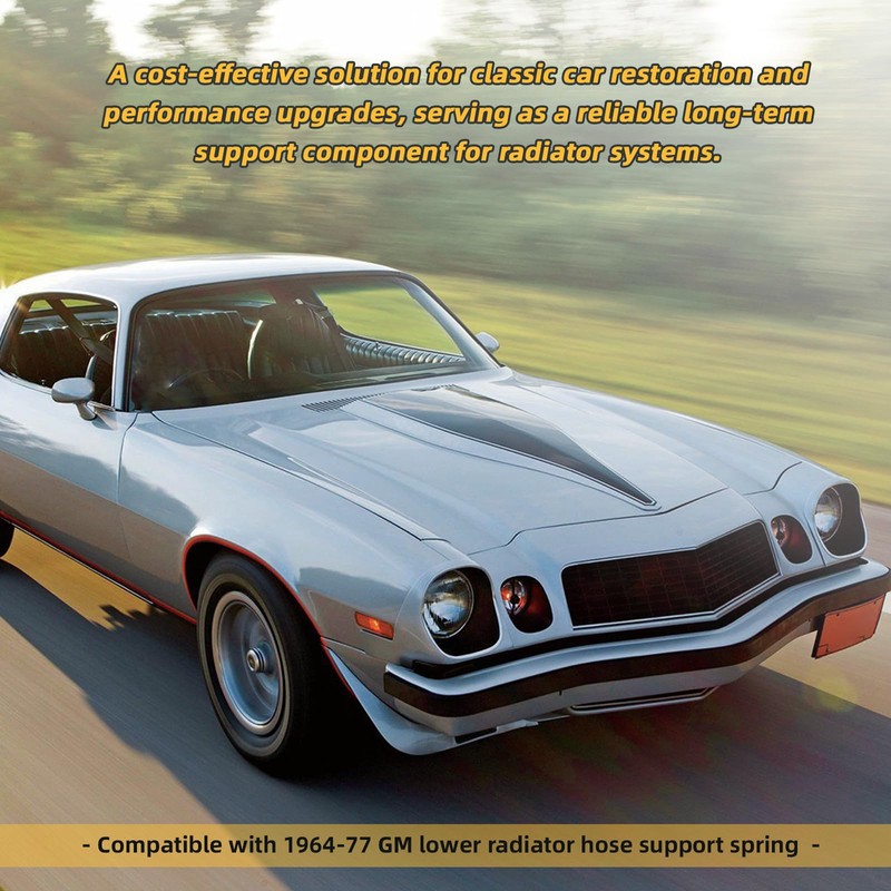 Compatible with 1964-77 GM lower radiator hose support spring, radiator