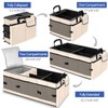 Trunk Organizer with Built-in Insulated Leak Proof Cooler Bag,Collapsible Cargo