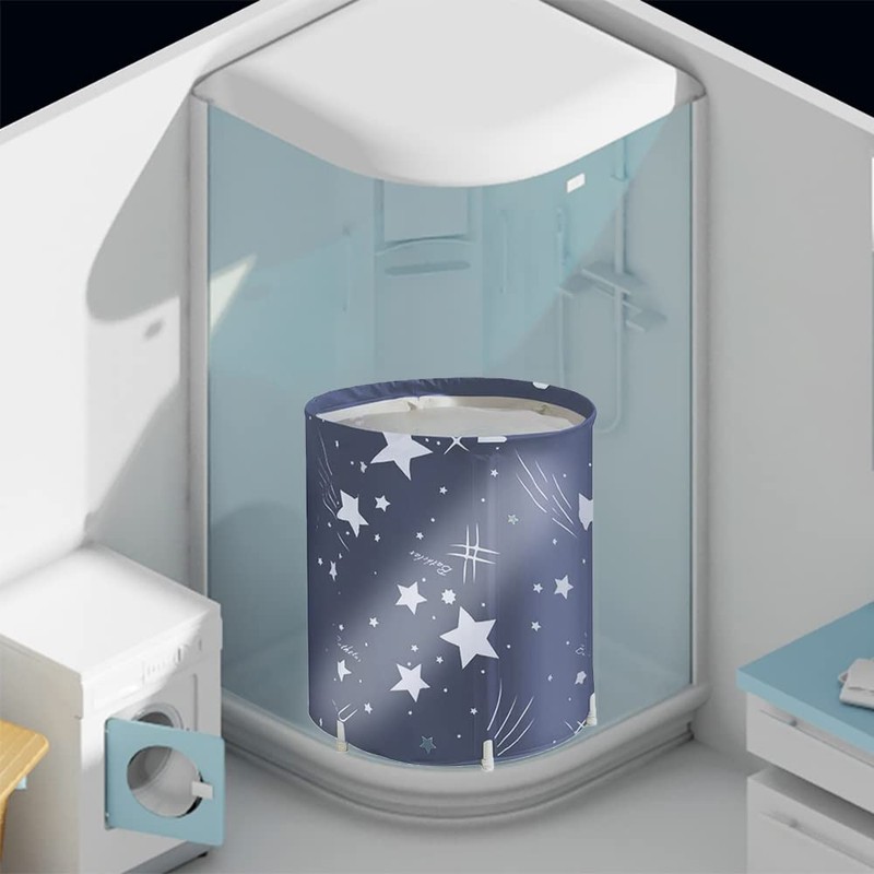 ptlsy Portable Bathtub, Japanese Soaking Bath Tub for Shower Stall,
