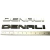 3pcs Denali Nameplate Emblems Badge Replacement for Gm 07-16 Yukon