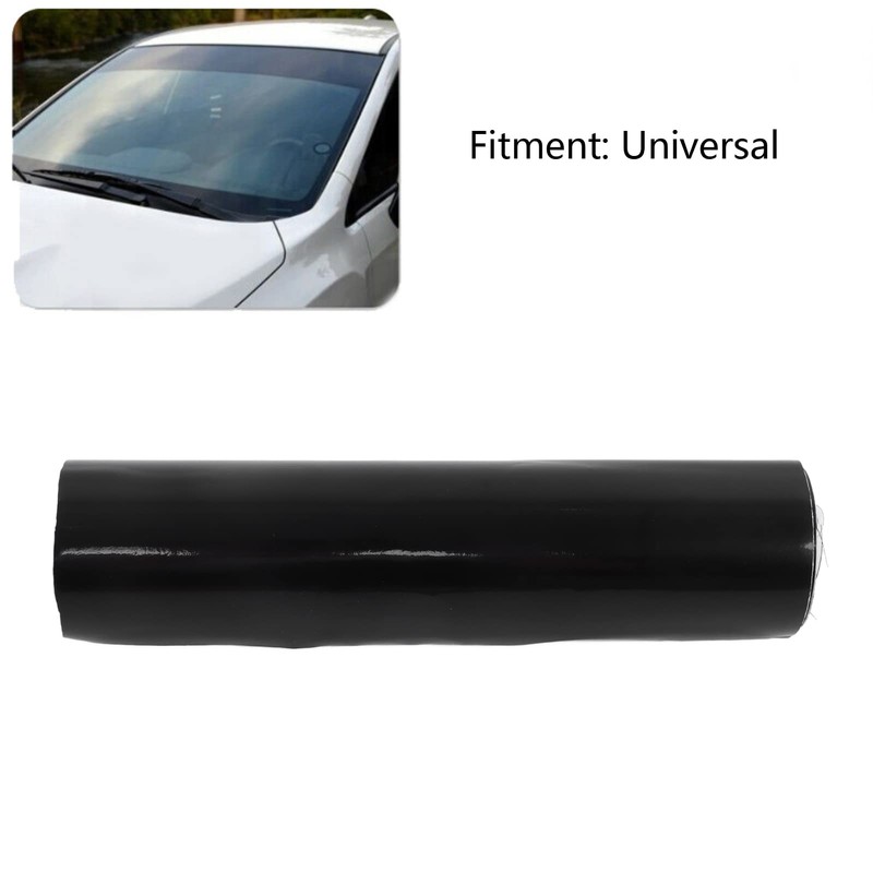 Qiilu Car Windscreen Sunstrip Car Van Windscreen Sun Strip Gloss