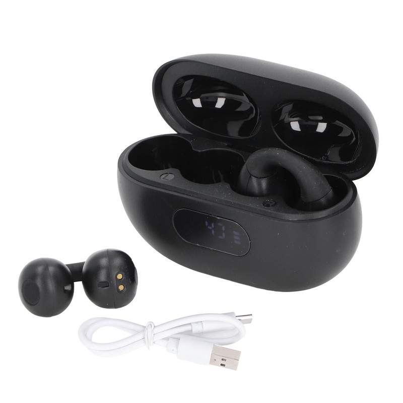 Clip On Bluetooth Earbuds BT 5.3 Noise Reduction Wireless Open