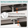Closet Bifold Door Hardware & 2 x 36" Track Kit,