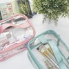 ANEMEL Toiletry Bag Makeup Cosmetic Clear Bag Portable Waterproof Transparent