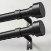IFELS 2 Pack Heavy Duty Curtain Rods for Windows 48