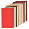 FOCCTS Pack of 4 A5 PU Leather Colourful Writing Notebook