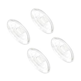 BLAZERBUCK Replacement Nose Piece Pads for Oakley Wiretap/Whisker/Warden Sunglasses - Clear + Clear
