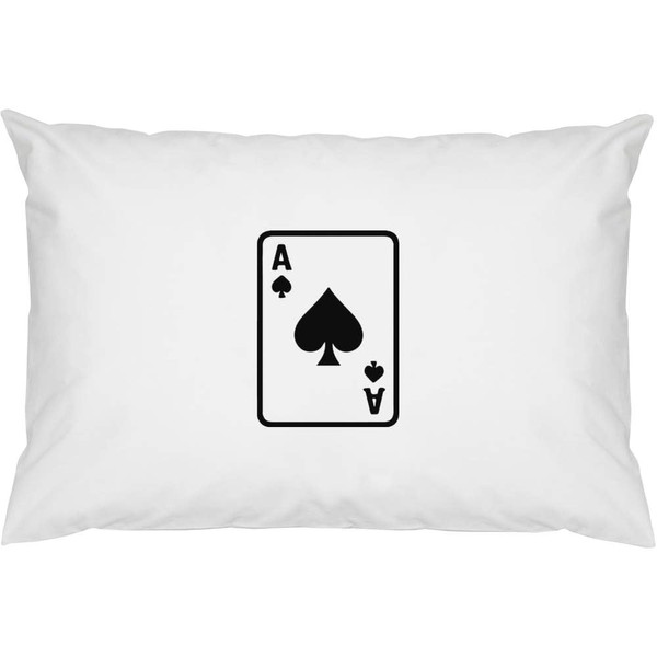 Azeeda 2 x 'Ace Playing Card Graphic' Cotton Pillow Cases