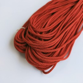 Rayon (human silk) Edo braid thin drawstring drawstring handicraft string yarn craft supplies craft material approx. 0.1 inch (2.5 mm) 30 m (2000) (11. engine)
