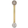 ZPSHYD Gold Bathroom Grab Bar Set - 30cm Handrail Grab