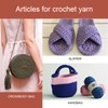 Mooaske 2 Pack T-Shirt Crochet Yarn for DIY Knitting Crochet