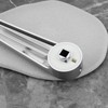Briny River Bathroom Door Handle 7mm Hole for Caravans and