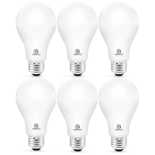 6 Pack Super Bright Light Bulb 150 Watt Equivalent A21