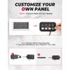 KEMIMOTO 8 Gang Switch Panel Enhanced Sensitivity, LED Touch Control,