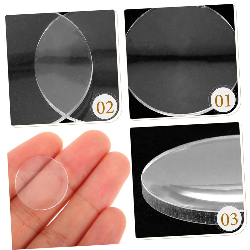 20pcs Magnifying Lenses Convex Magnifier Lens for Crafts Projects and