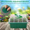 iMountek 10x Seed Starter Kit w/ Humidity Dome, Seedling Starter