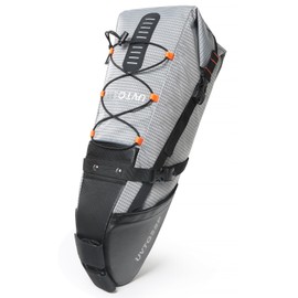 UVTQSSP Bicycle Saddle Bag [10 Litres] 100% Waterproof -Bikepacking Saddle Bag Made of TPU Fabric for Mountain Bikes Outdoor Bicycles Road Bikes