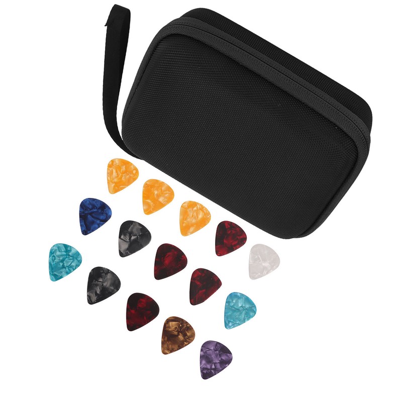 Guitar Pick Bag Set Large Space Waterproof Good Protection EVA