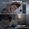 GOODATE Plug in Wall Sconces, Stepless Colors 2700K-6500K & Stepless