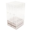 5 Drawers Acrylic Earring Holder Dustproof Storage Display Transparent Acrylic