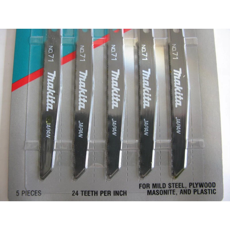 Makita NEW MAKITA NO. 71 5 PACK RECIPRO SAW BLADES