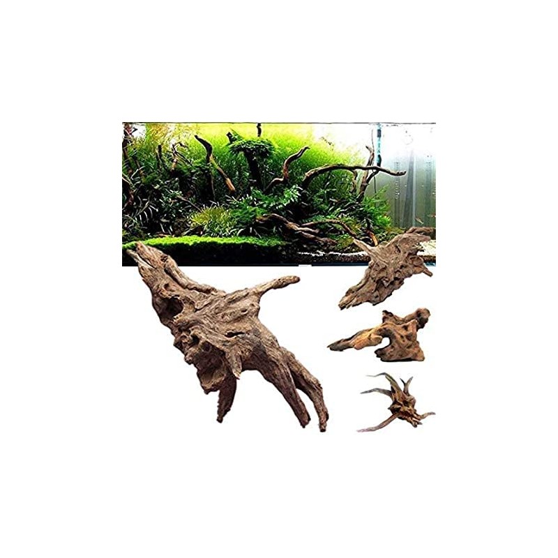 8pcs Aquarium Sink Natural Driftwood Able Driftwood Aquarium Decoration (8-10cm)