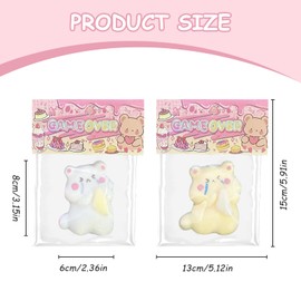 FunnAura 2PCS Squishy Hamster Toys, Hamster Stuff Relief Squeeze Toy for Kid Adult Birthday Party Favors Gifts