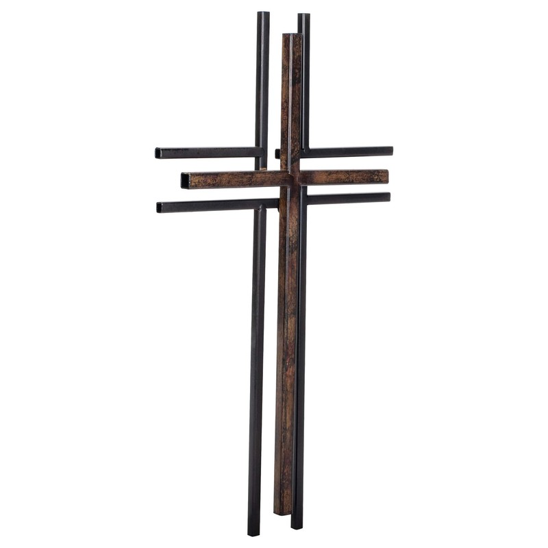Dicksons Galvanized Look Double Layer 16 inch Decorative Metal Decorative