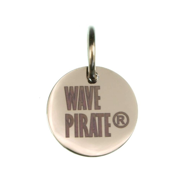 WAVEPIRATE® Sailing Rope Key Chain Wave Silver Women Men, blue,
