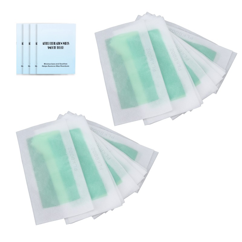 40pcs Wax Strips Kit Double Sides Fast Hair Remover Strips