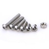 DollaTek 170Pcs M4 304 Stainless Steel Allen Hex Drive Button
