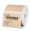 YIKIADA Brown Thermal Labels 1.57 × 1.18 Inch Vinyl Waterproof