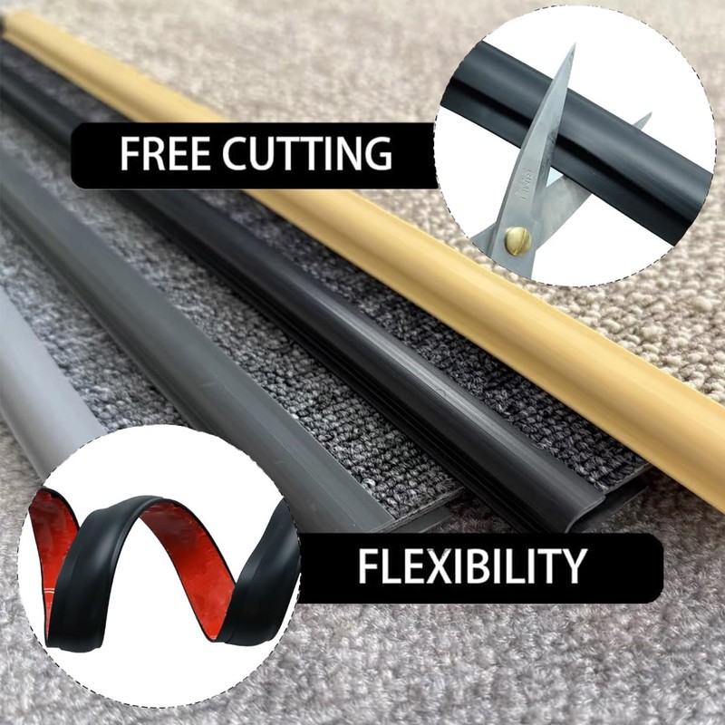 Carpet to Tile Transition Strip, Flexible Carpet Edging from Carpet