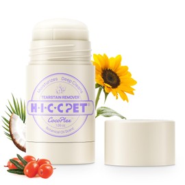 HICC PET Tear Stain Softening Balm All-Natural Tear Stain Remover for Dogs and Cats - Softens & Prevents Tear Stains, Soothes Redness Sensitive Eyes, Long-Lasting Moisturizing Eye Care - 1.06 oz