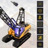 Ailejia Remote Control Truck Crawler Tower Crane Toy for Boys,