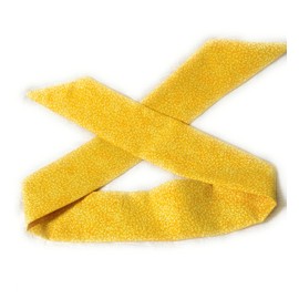 Wired Headband Dolly Bow Summer Yellow Print Wired Dolly bow Rockabilly Wire Scarf Headband Rabbit Ears