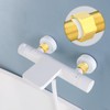 GASHER 5PCS Extension Brass Pipe Fitting, 1/2" Female to 1/2"