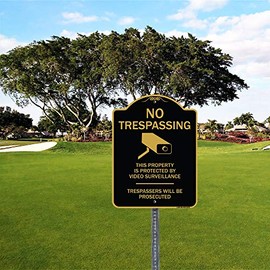 SignMission Designer Series Sign - Private Road for Residents and Guests Only No Trespassing | Black & Silver 18" X 18" Heavy-Gauge Aluminum Architectural Sign | Made in The USA