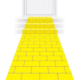 Yellow Brick Carpet Aisle Runner - 1 Pc.