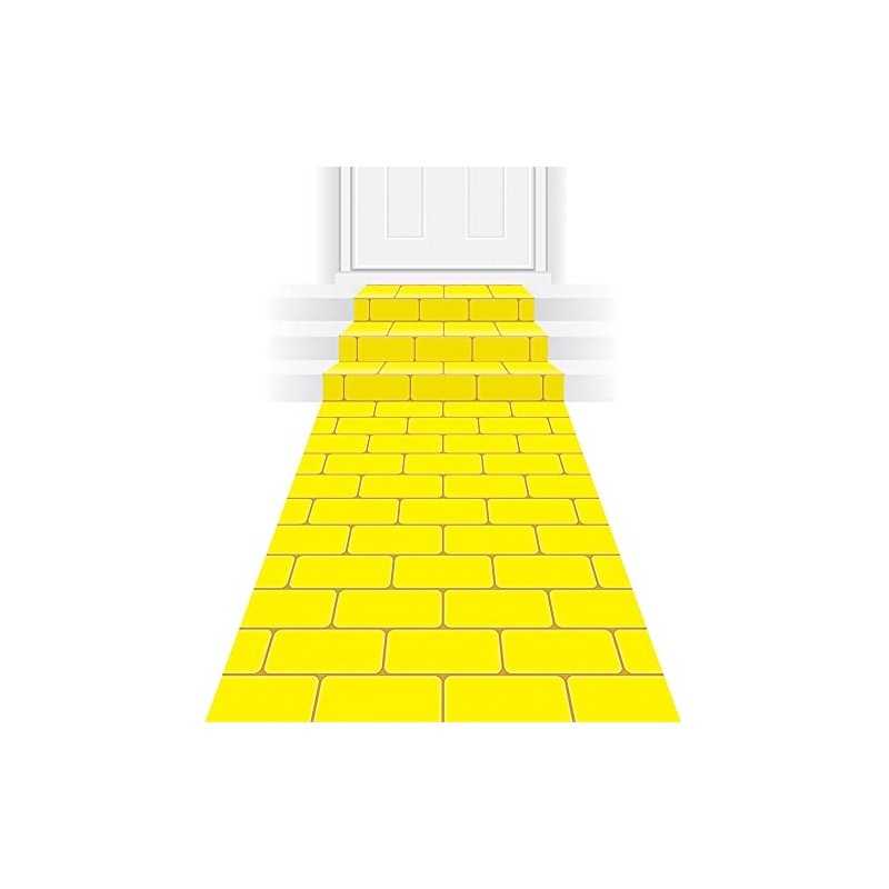 Yellow Brick Carpet Aisle Runner - 1 Pc.