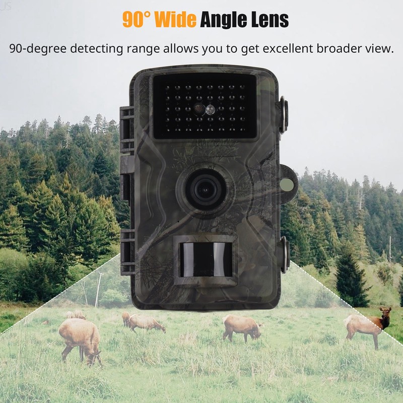 1080P Hunting Camera 2.0in LCD 16MP Infrared Night Vision Mobile
